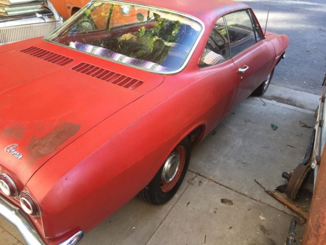 1965 Burgundy Chevrolet Corvair