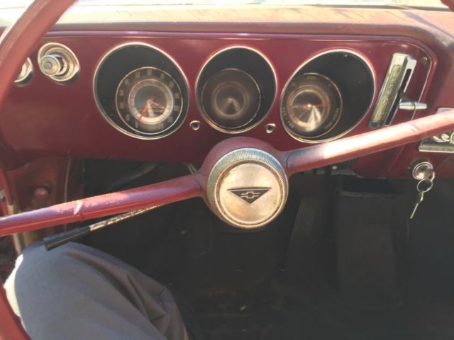 1965 Burgundy Chevrolet Corvair