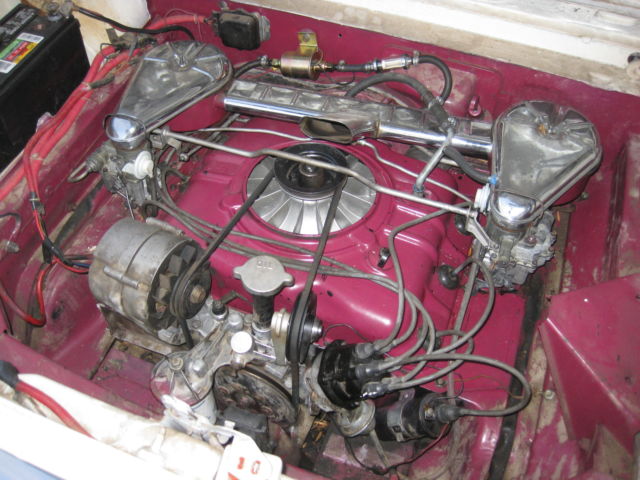 1964 white Chevrolet Corvair Convertible