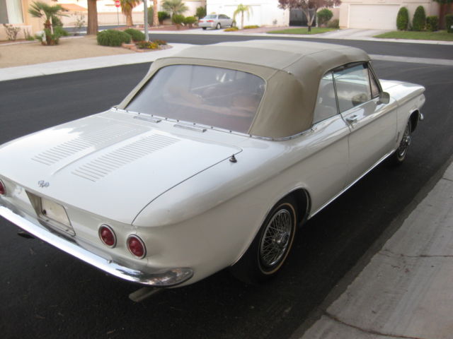 1964 white Chevrolet Corvair Convertible