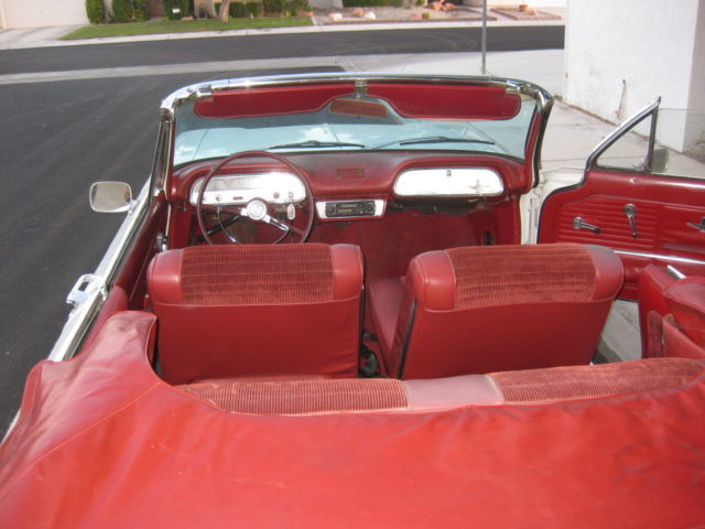 1964 white Chevrolet Corvair Convertible