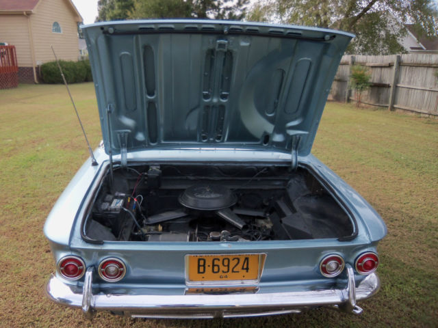 1964 Red Chevrolet Corvair Convertible