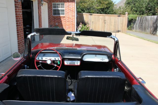 1963 Red Chevrolet Corvair Convertible