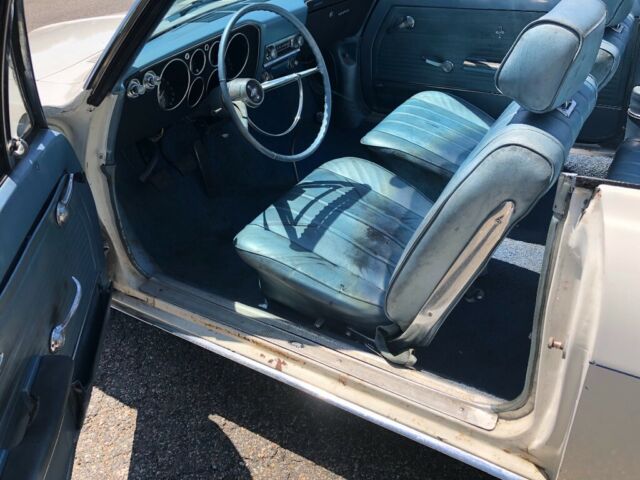 1965 White Chevrolet Corvair Convertible