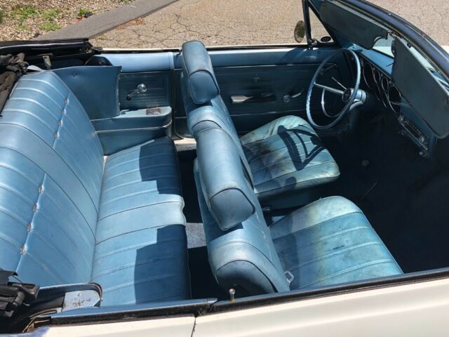 1965 White Chevrolet Corvair Convertible