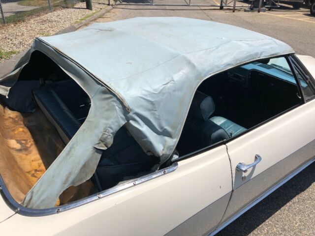 1965 White Chevrolet Corvair Convertible