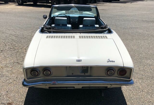 1965 White Chevrolet Corvair Convertible