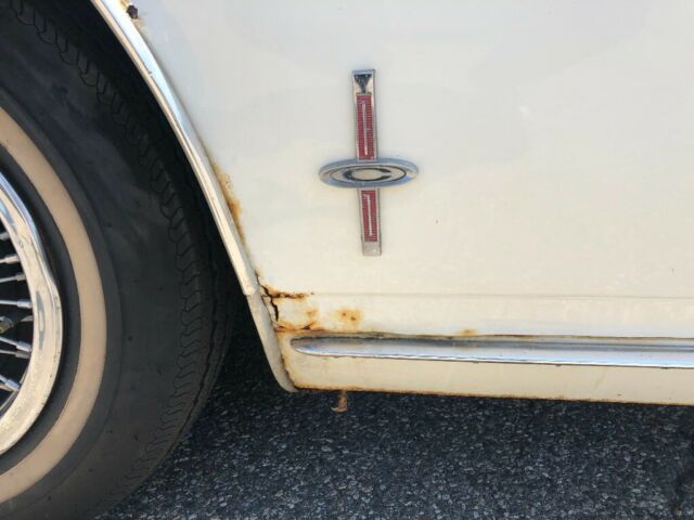 1965 White Chevrolet Corvair Convertible