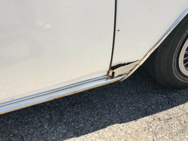 1965 White Chevrolet Corvair Convertible