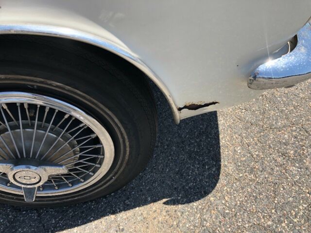 1965 White Chevrolet Corvair Convertible