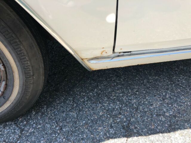 1965 White Chevrolet Corvair Convertible