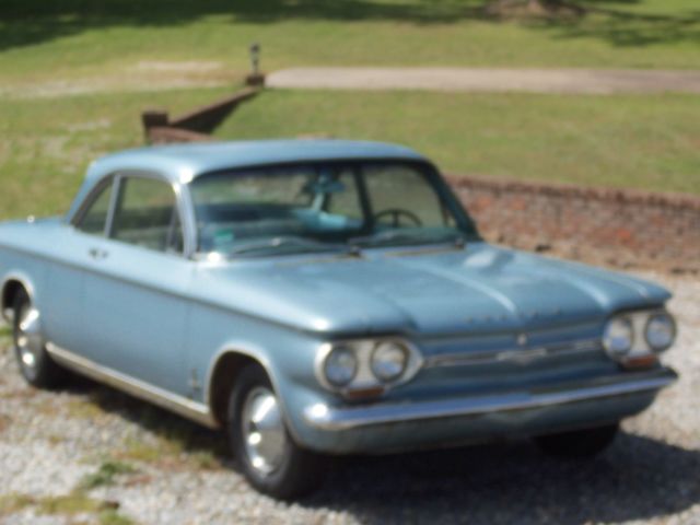 1964 Blue Chevrolet Corvair Coupe