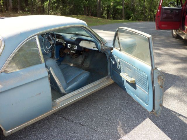 1964 Blue Chevrolet Corvair Coupe