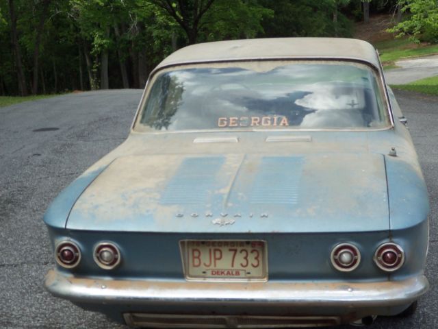 1964 Blue Chevrolet Corvair Coupe
