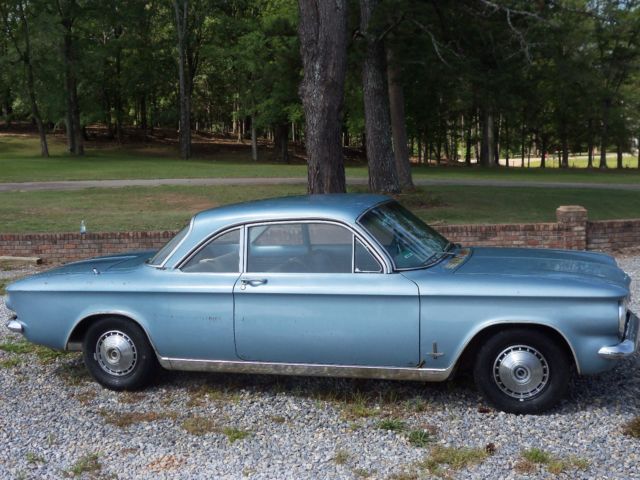 1964 Blue Chevrolet Corvair Coupe