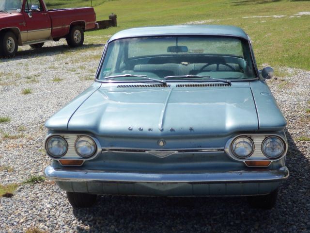 1964 Blue Chevrolet Corvair Coupe