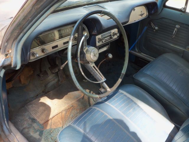 1964 Blue Chevrolet Corvair Coupe