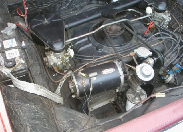 1964 Metallic Burgandy Chevrolet Corvair Convertible