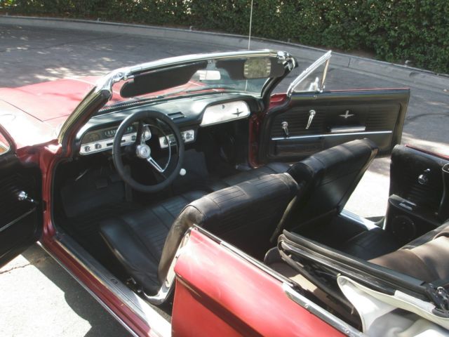 1964 Metallic Burgandy Chevrolet Corvair Convertible
