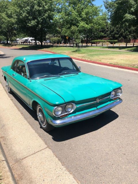 1963 Green Chevrolet Corvair Coupe