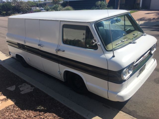 1961 Custom / Flat White / Multi Chevrolet Corvair Van Camper