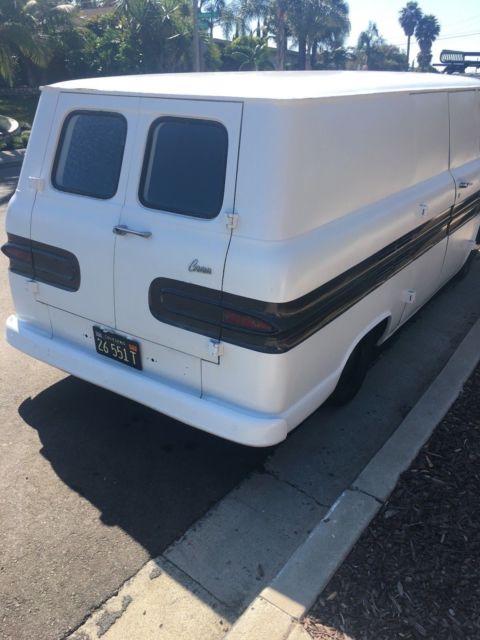 1961 Custom / Flat White / Multi Chevrolet Corvair Van Camper