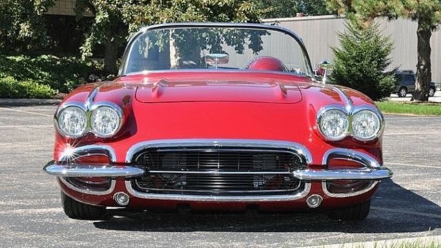 1959 Red Chevrolet Corvette Convertible
