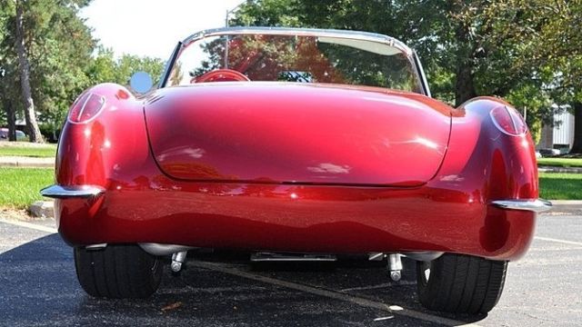 1959 Red Chevrolet Corvette Convertible