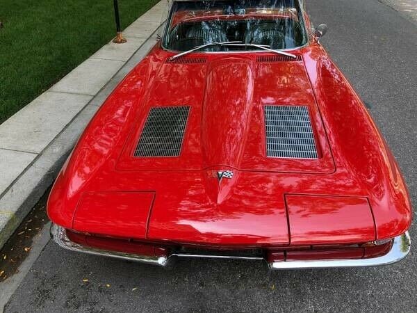 1963 Red Chevrolet Corvette Convertible