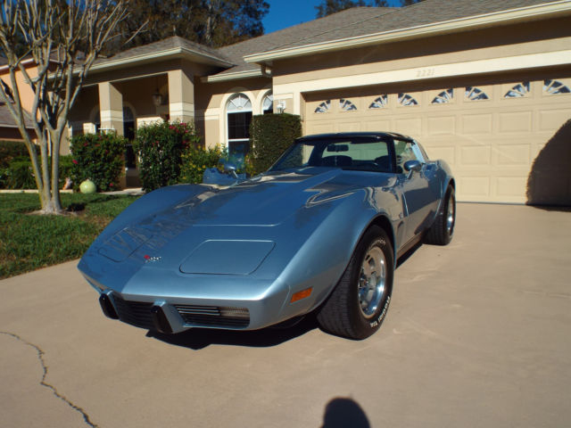 1979 2008 GM Color (Polar Blue) Chevrolet Corvette Coupe w/T-Tops (2 sets)