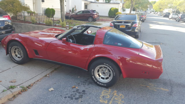 1980 Candy Apple Red Chevrolet Corvette T Tops