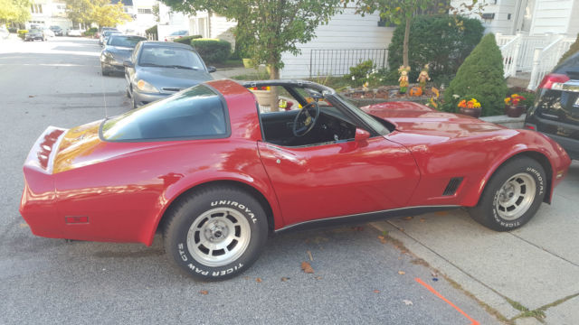 1980 Candy Apple Red Chevrolet Corvette T Tops