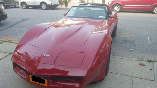 1980 Candy Apple Red Chevrolet Corvette T Tops