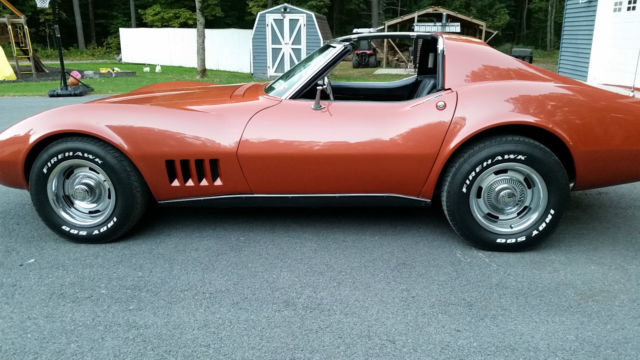 1968 bronze Chevrolet Corvette Coupe