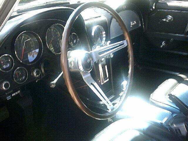 1967 Maroon Chevrolet Corvette Convertible