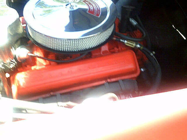 1967 Maroon Chevrolet Corvette Convertible