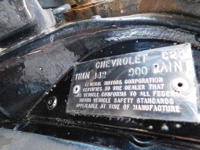 1968 Black Chevrolet Corvette Convertible