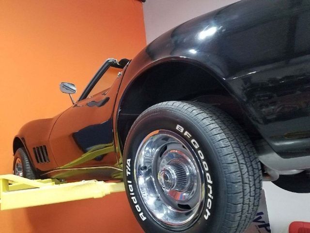 1968 Black Chevrolet Corvette Convertible