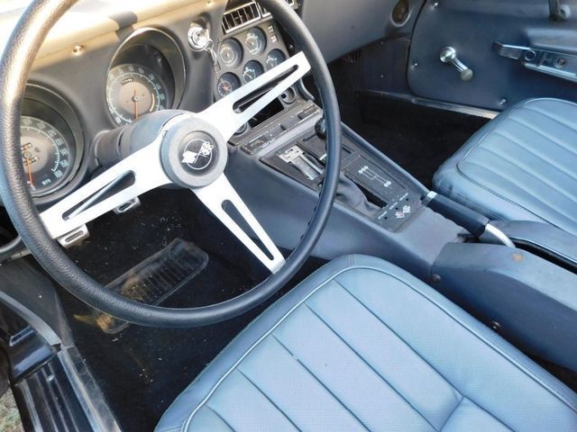 1968 Black Chevrolet Corvette Convertible