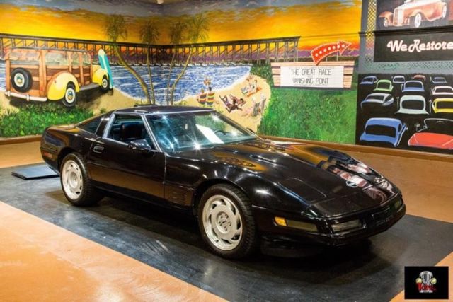 1991 Black Chevrolet Corvette Hatchback