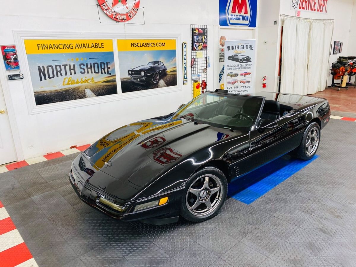 1992 Black Chevrolet Corvette Convertible