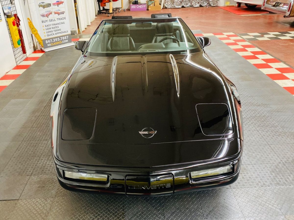 1992 Black Chevrolet Corvette Convertible
