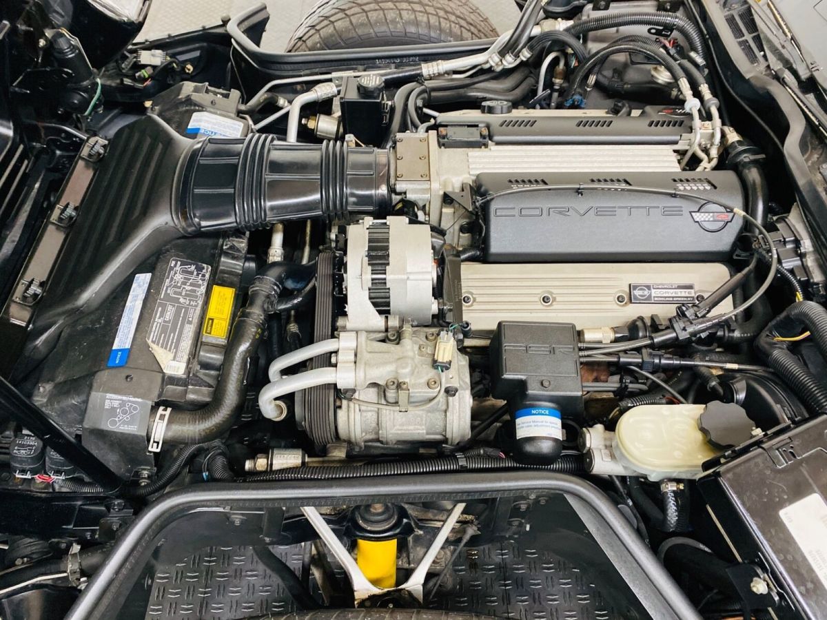 1992 Black Chevrolet Corvette Convertible