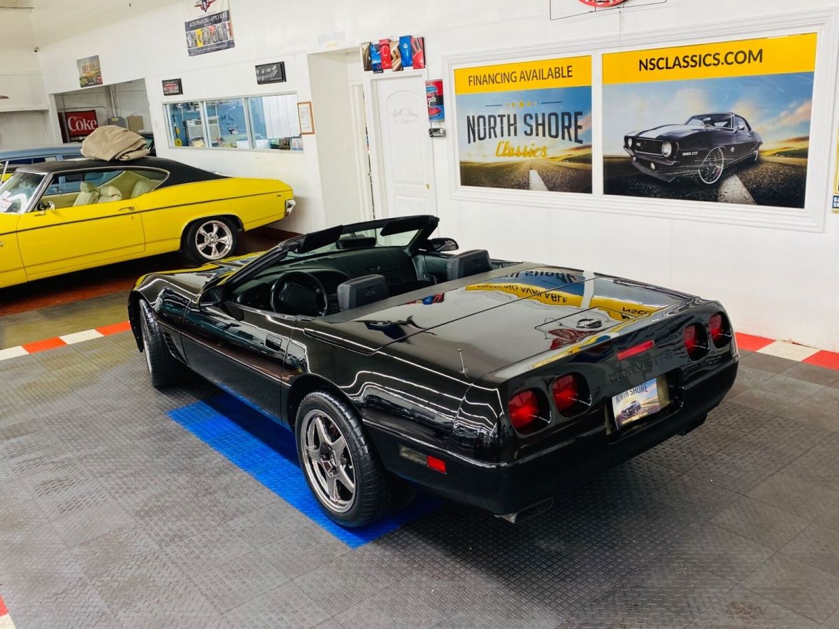 1992 Black Chevrolet Corvette Convertible