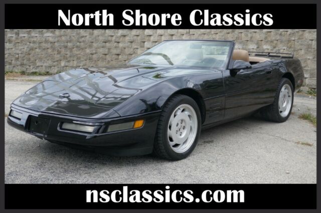 1992 Black Chevrolet Corvette Convertible