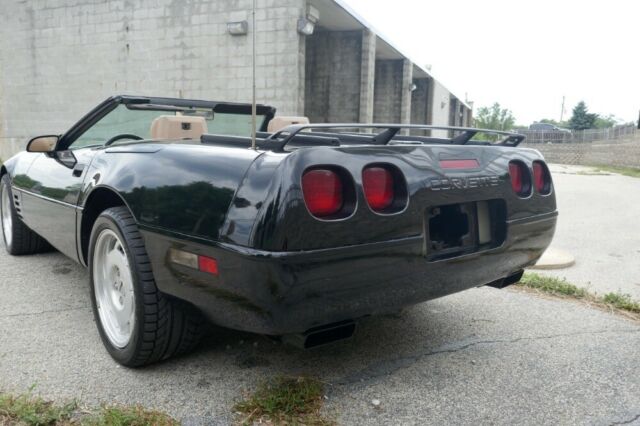 1992 Black Chevrolet Corvette Convertible