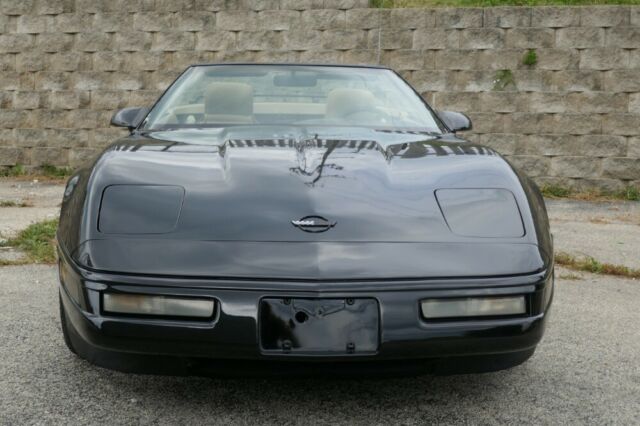1992 Black Chevrolet Corvette Convertible
