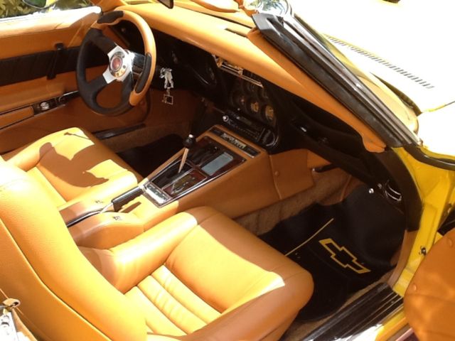 1970 Daytona Yellow Chevrolet Corvette Convertible