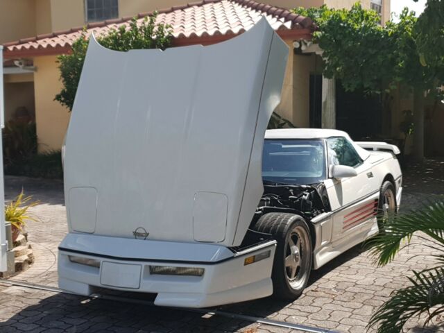 1988 white Chevrolet Corvette Convertible