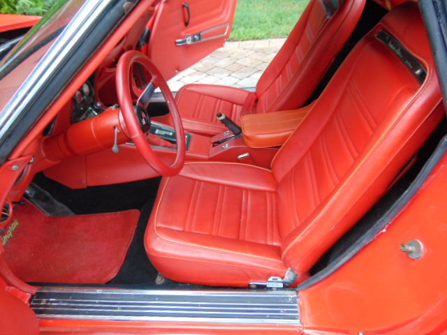 1973 Red Chevrolet Corvette Convertible